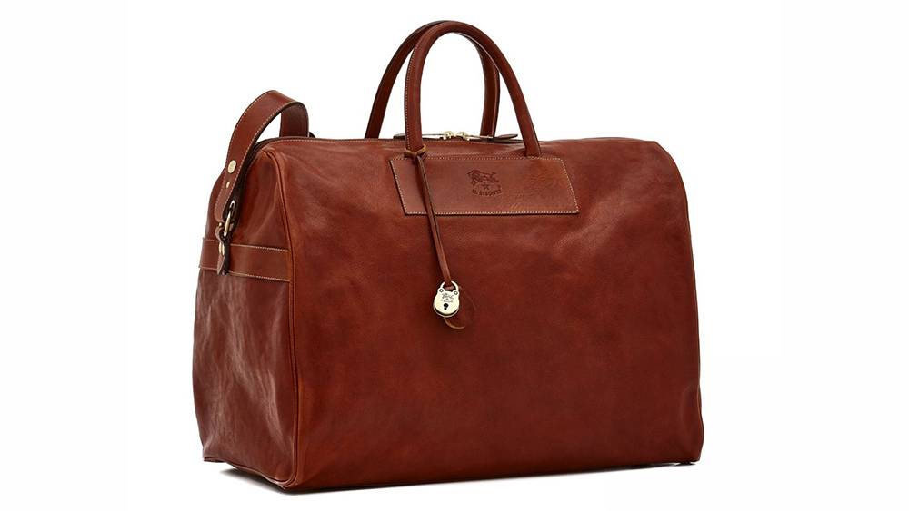 Il Bisonte leather duffle bag ($955).