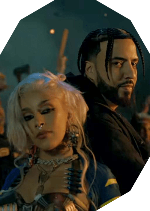 French Montana And Doja Cat Drop Handstand” Music Video Ft Saweetie